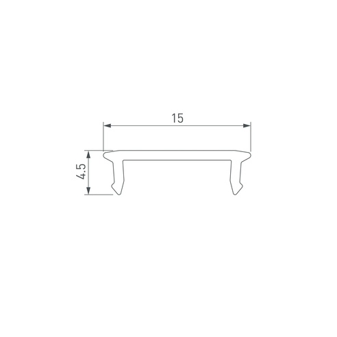 Экран SL-W15-S-2000 OPAL (Arlight, Пластик)
