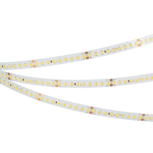 Лента светодиодная RT-A144-10mm 24V White6000 (7.7 W/m, IP20, 2835, 5m) (Arlight, высок.эфф.200 лм/Вт)