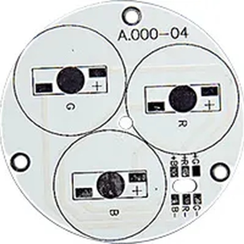 Плата D55-3E 1R-1G-1B Emitter (3x LED, 000-04) (Turlens, -)