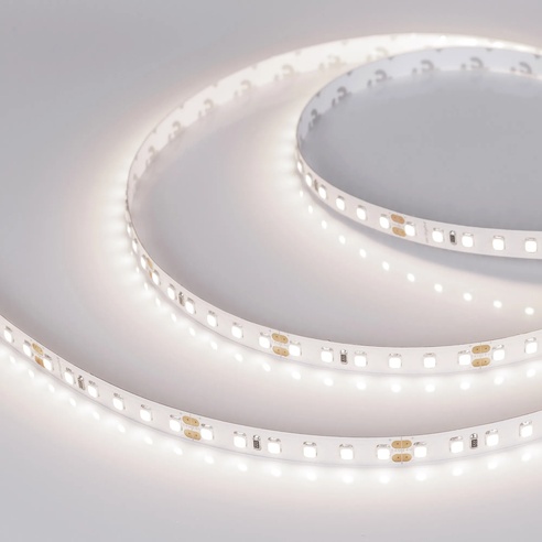 Лента светодиодная RT-A120-8mm 24V Day4000 (14.4 W/m, IP20, 2835, 5m) (Arlight, Открытый)