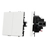 Механизм выключателя управления шторами SWT-NOBE-MKR2-SFPL-WH (230V, 10A) (Arlight, -)
