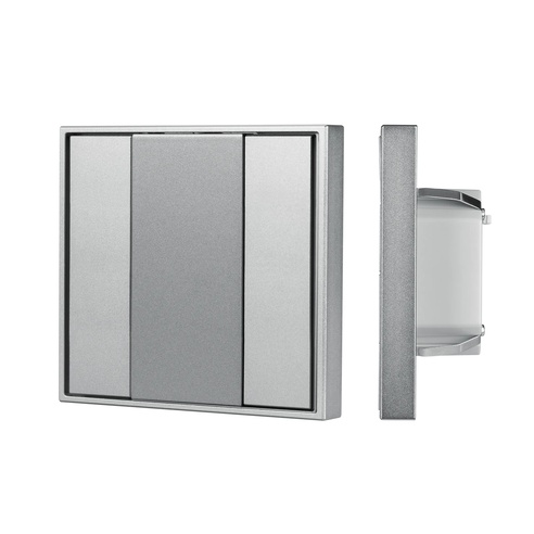 INTELLIGENT ARLIGHT Кнопочная панель DALI-201-23-2K-D2-IN Silver (BUS, Frame) (IARL, IP20 Металл, 3 года)