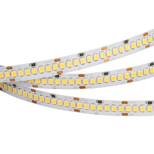 Лента светодиодная RT 2-5000 24V Day4000 10mm (2835, 252 LED/m, LUX) (Arlight, 10 Вт/м, IP20)