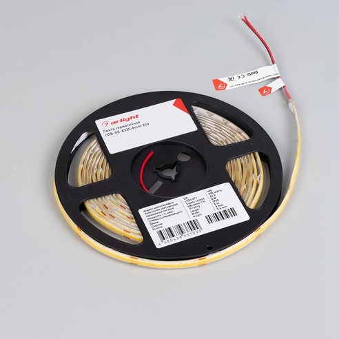 Лента герметичная COB-SE-X320-8mm 24V Day4000 (8 W/m, IP65, 5m) (Arlight, -)