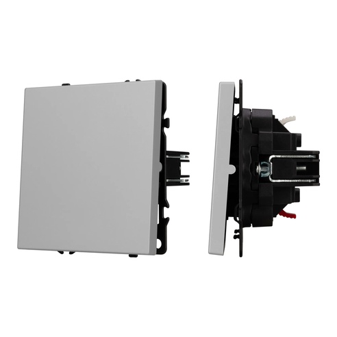 Механизм звонкового выключателя SWT-NOBE-MKR1-SFPL-IS (230V, 10A) (Arlight, Никель)
