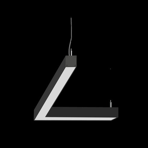 Светодиодный фигурный светильник MS-CORN L-образный 45гр. 1000х1000mm 80W 3000/4000/6000K