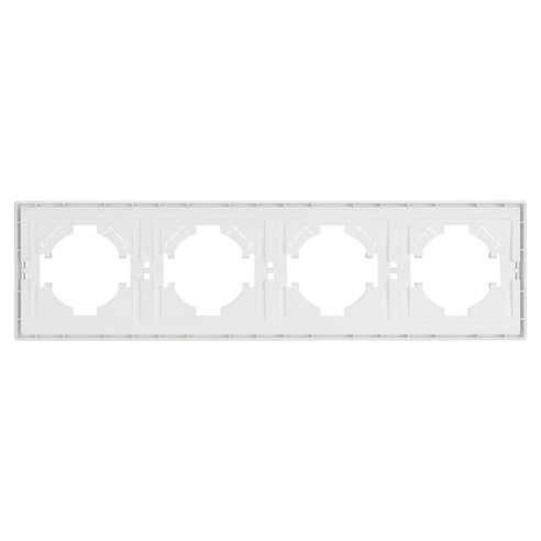 Рамка пластиковая FRM-TENDO-SFPL-4-WH (Arlight, -)