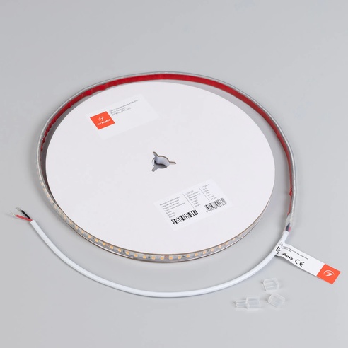 Лента герметичная RTW-PS-A140-7mm 24V Warm2400 (10 W/m, IP67, 5m) (Arlight, CRI>90)