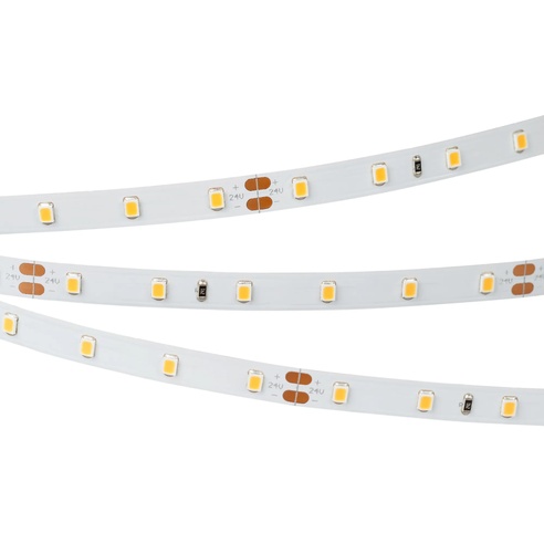 Лента светодиодная RT-A60-8mm 24V Warm3000 SUN (7.2 W/m, IP20, 2835, 5m) (Arlight, -)