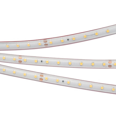 Лента светодиодная RTW 2-5000PS 24V Cool 8K (2835, 80 LED/m, LUX) (Arlight, 6 Вт/м, IP67)
