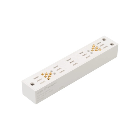Коннектор прямой MAG-CON-25-I-POWER (WH, 5LN) (Arlight, IP20 Пластик, 3 года)