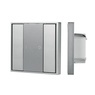 INTELLIGENT ARLIGHT Кнопочная панель DALI-201-23-1G-DIM-DT6-IN Silver (BUS, Frame) (IARL, IP20 Металл, 3 года)