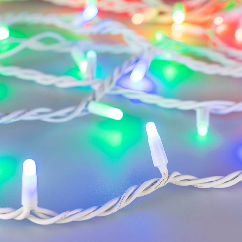 Светодиодная гирлянда ARD-STRING-PRO-10000-WHITE-95LED-MILK-LIVE RGBW-DMX (24V, 10W) (Ardecoled, IP65)