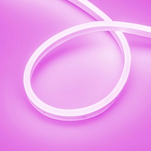 Лента светодиодная герметичная AURORA-PS-A120-16x8mm 24V Purple (10 W/m, IP65, 2835, 5m) (Arlight, Силикон)