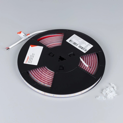 Лента светодиодная герметичная RTW-PS-A80-10mm 24V Warm3000 (6 W/m, IP67, 2835, 5m) (Arlight, 6 Вт/м, IP67)