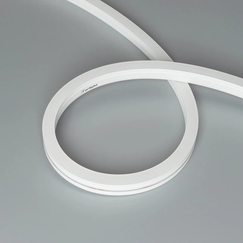Лента светодиодная герметичная MOONLIGHT-SIDE-A140-12x17mm 24V Warm2400 (9.6 W/m, IP67, 5m, wire x2) (Arlight, Вывод боковой, 3 года)