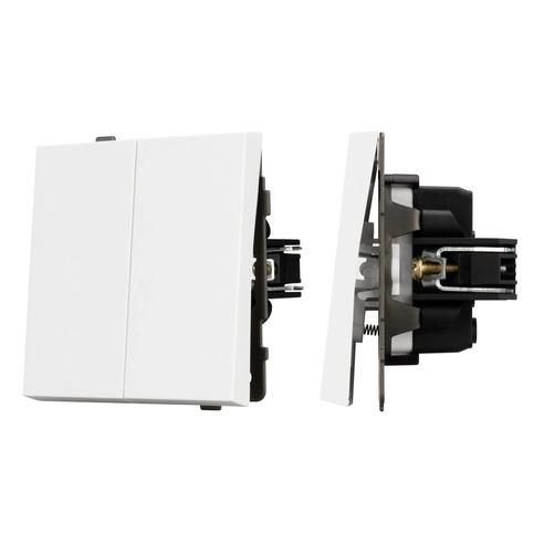 Механизм выключателя управления шторами SWT-TENDO-MKR2-PL-WH (230V, 10A) (Arlight, -)