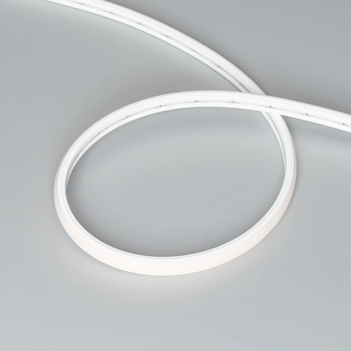Лента светодиодная герметичная MOONLIGHT-TOP-X320-11x7mm 24V Warm3000 (10 W/m, IP65, CSP, 5m, wire x2) (Arlight, Силикон)
