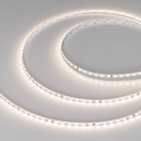 Лента светодиодная RT-A120-5mm 24V Day4000 (9.6 W/m, IP20, 2835, 5m) (Arlight, узкая)
