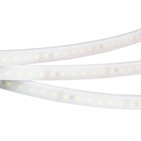 Лента светодиодная RTW 2-5000PW 24V White6000 2x (3528, 600 LED, LUX) (Arlight, 9.6 Вт/м, IP66)