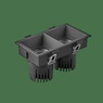 Светильник MS-FLOW-BUILT-S157x85-2x12W Day4000 (BK, 15 deg, 230V) (Arlight, IP20 Металл, 5 лет)
