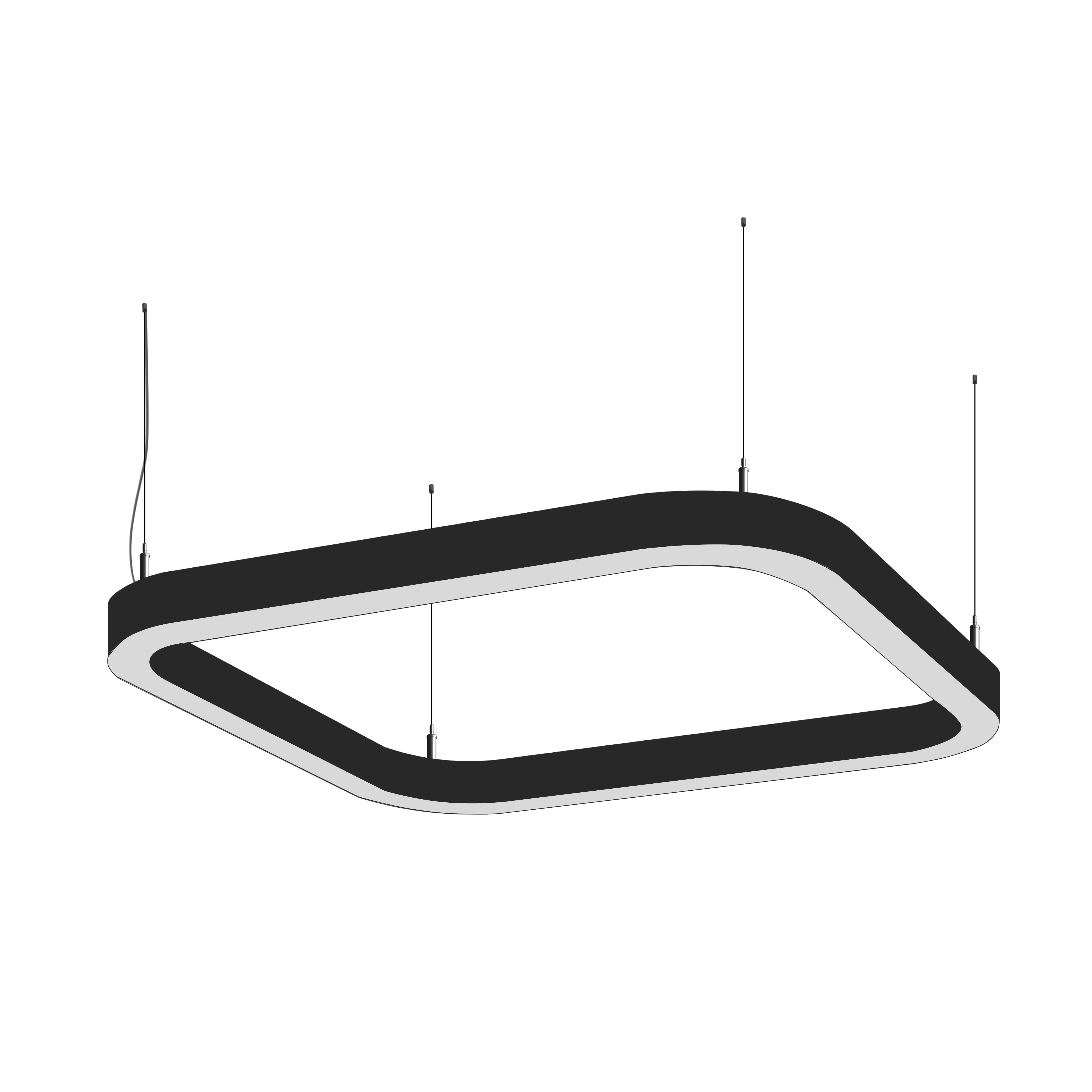 Cветодиодный фигурный светильник  MS-ELLIPSE Суперэллипс 1200mm 72W 3000/4000/6000К