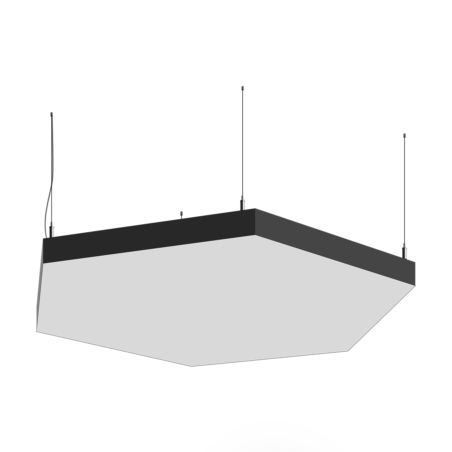 Cветодиодный фигурный светильник MS-HEX Гексагон 1900mm 330W 3000/4000/6000K