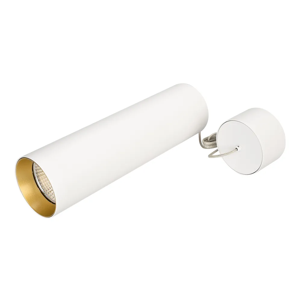 Светильник SP-POLO-HANG-LONG300-R85-15W Warm3000 (WH-GD, 40 deg) (Arlight, IP20 Металл, 3 года)
