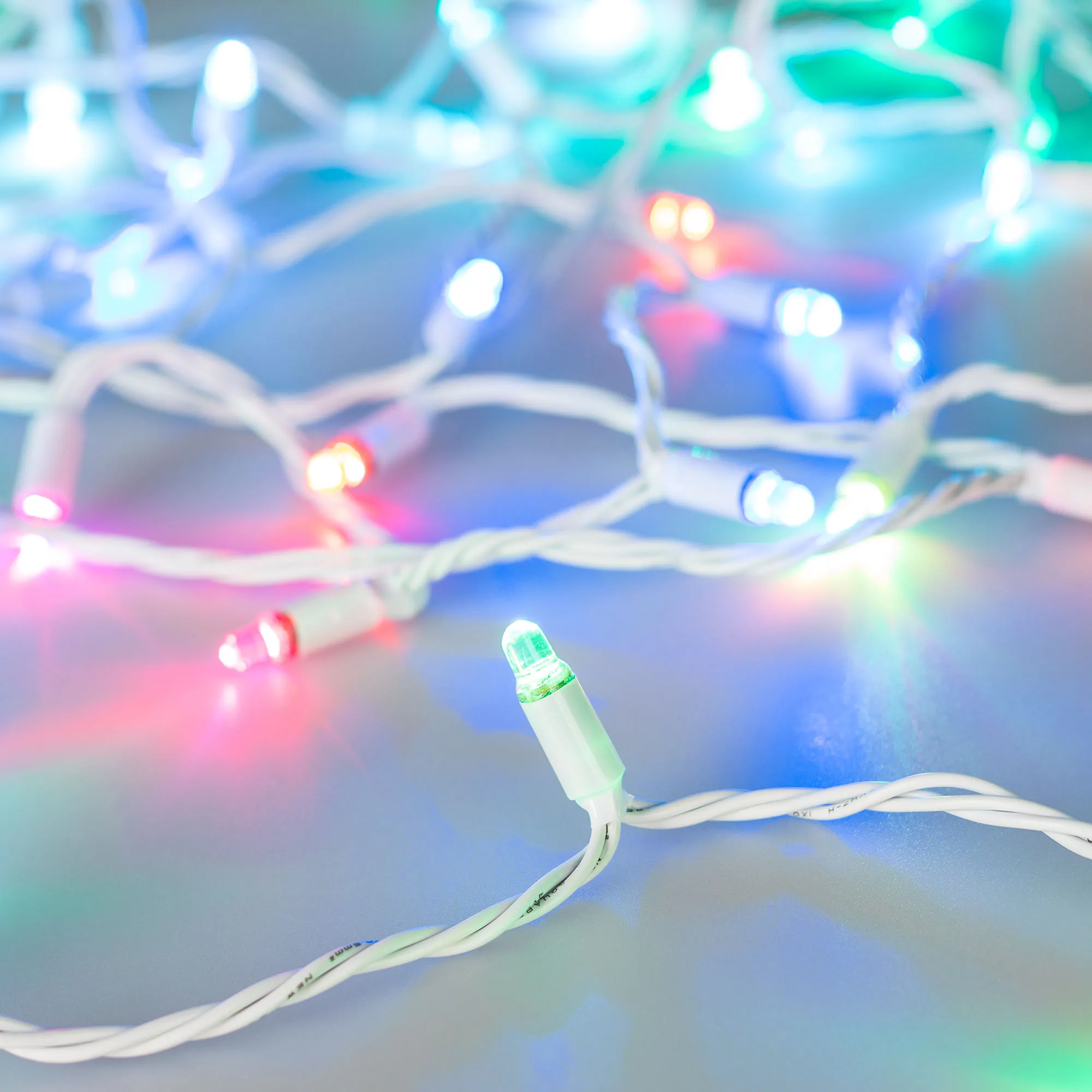 Светодиодная гирлянда ARD-STRING-CLASSIC-9000-WHITE-60LED-LIVE RGB-SPI (12V, 40W) (Ardecoled, IP65) - изображение товара