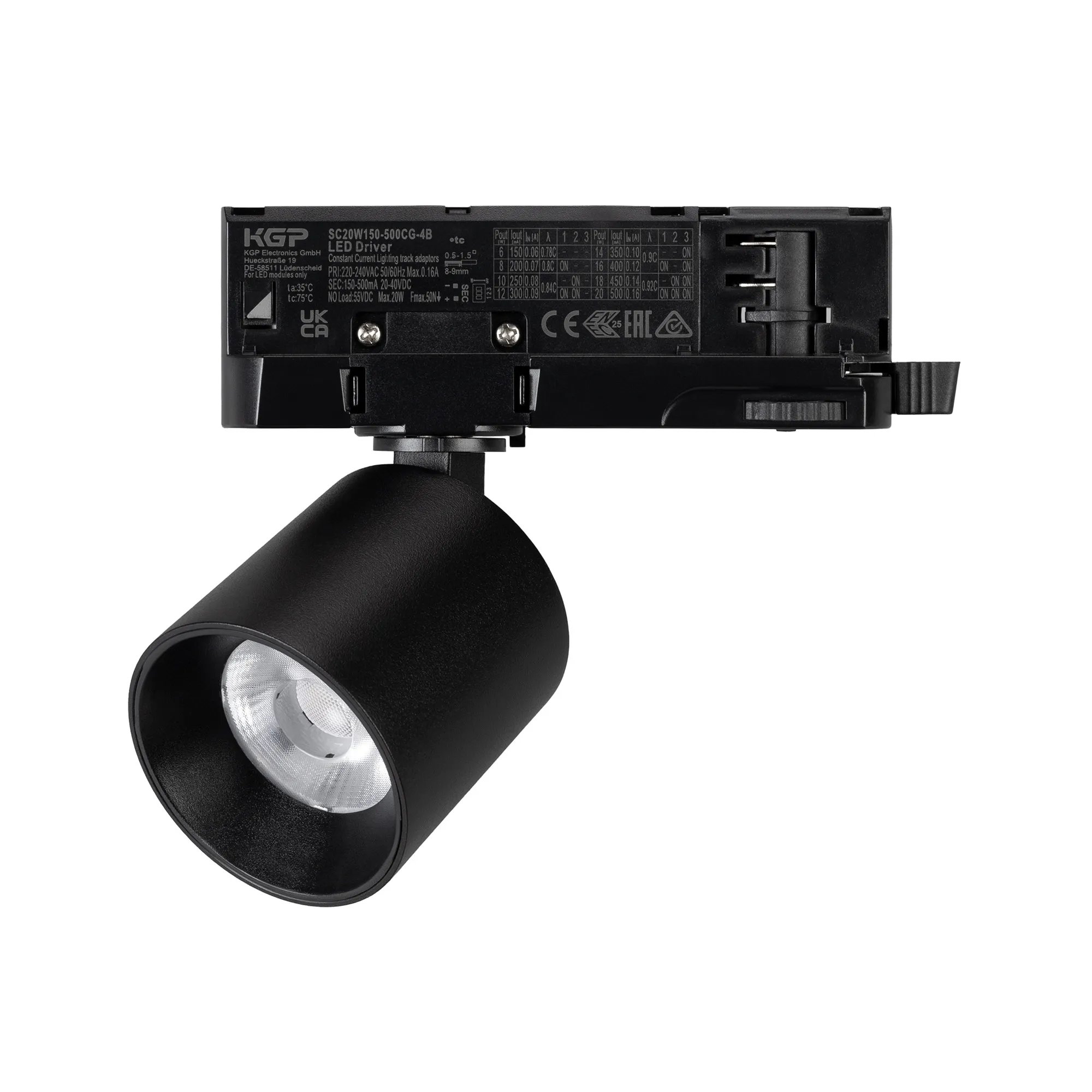 Светильник LGD-DYKE-4TR-R60-8W Day4000 (BK, 50 deg, 230V, DALI) (Arlight, IP20 Металл, 5 лет)