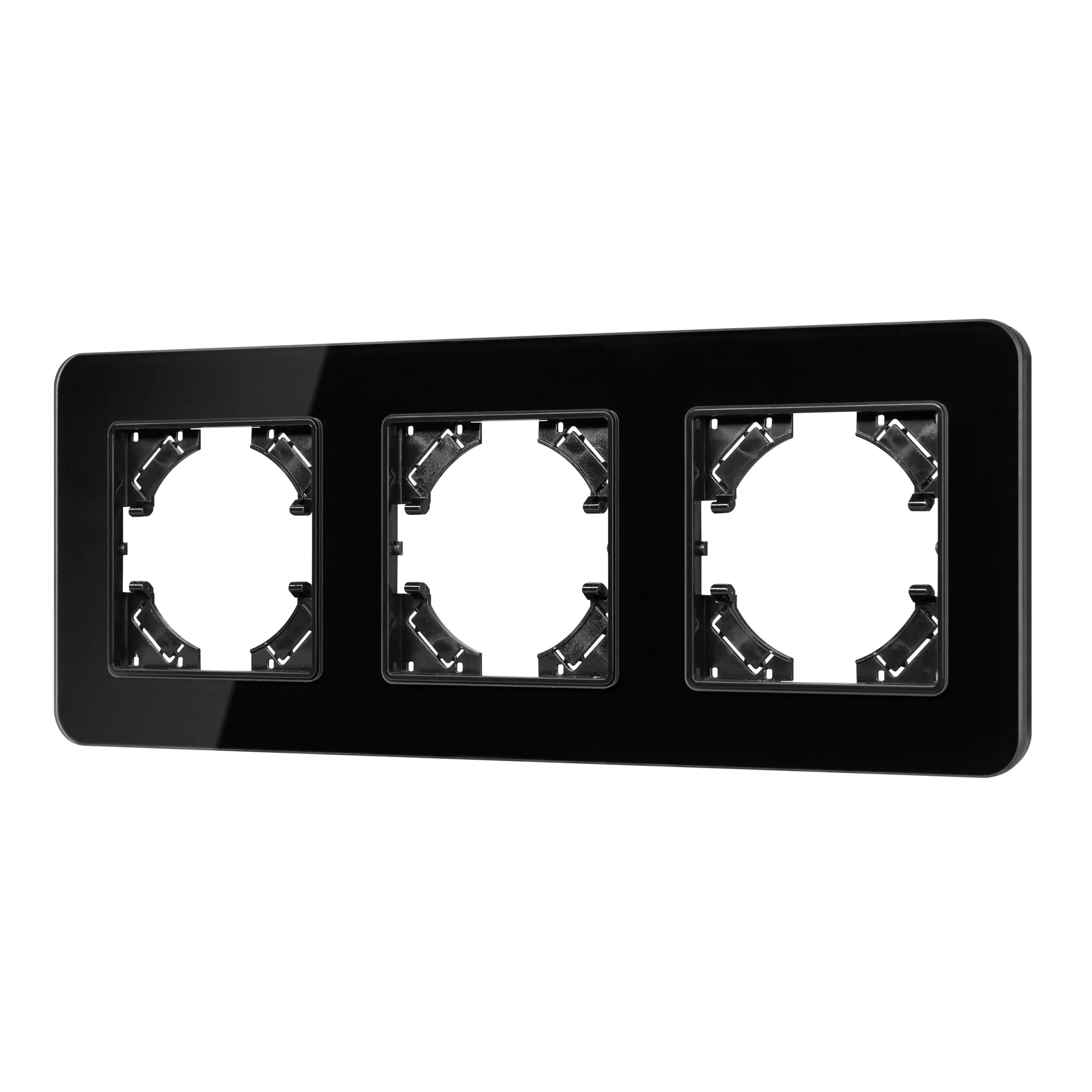 Рамка стеклянная FRM-OMALI-GS-3-BK (Arlight, -) - изображение товара