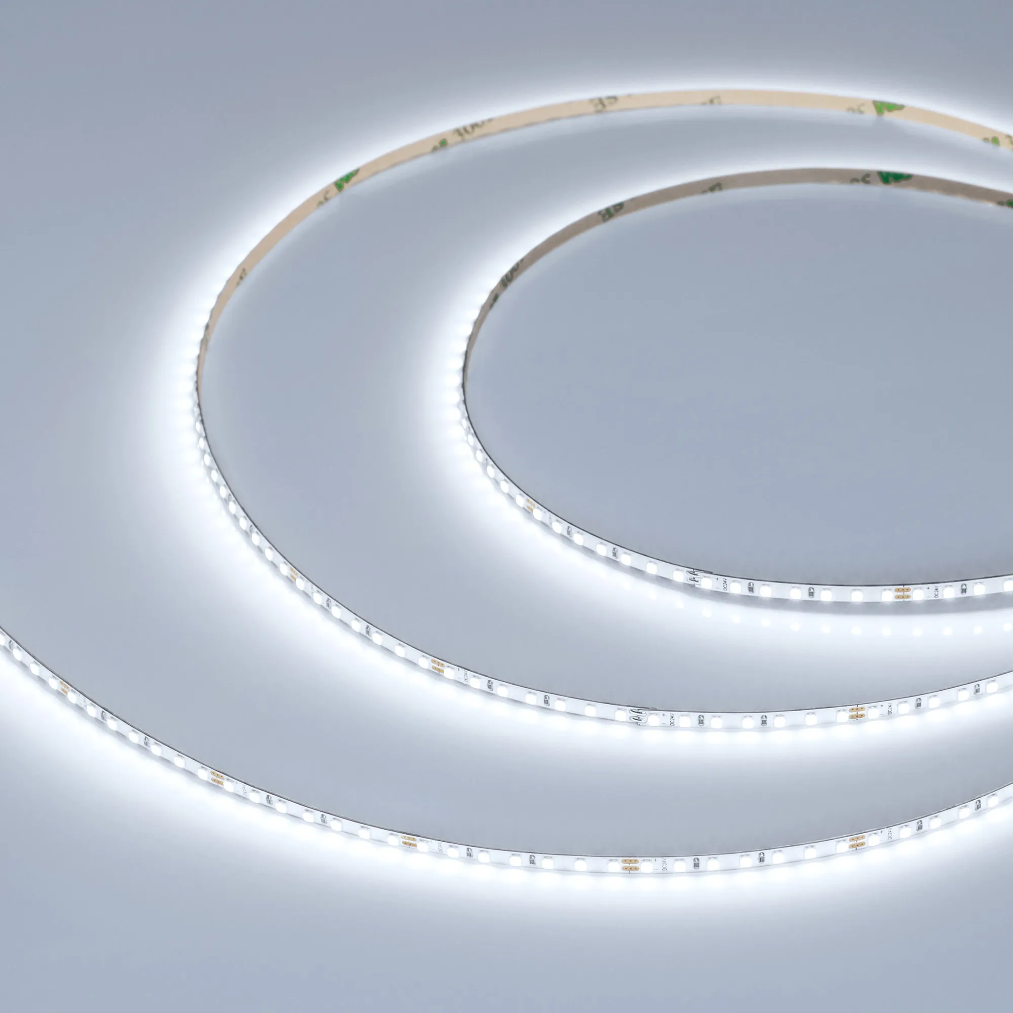 Лента светодиодная MICROLED-M182-3.5mm 24V White6000 (7 W/m, IP20, 2216, 5m) (Arlight, узкая)