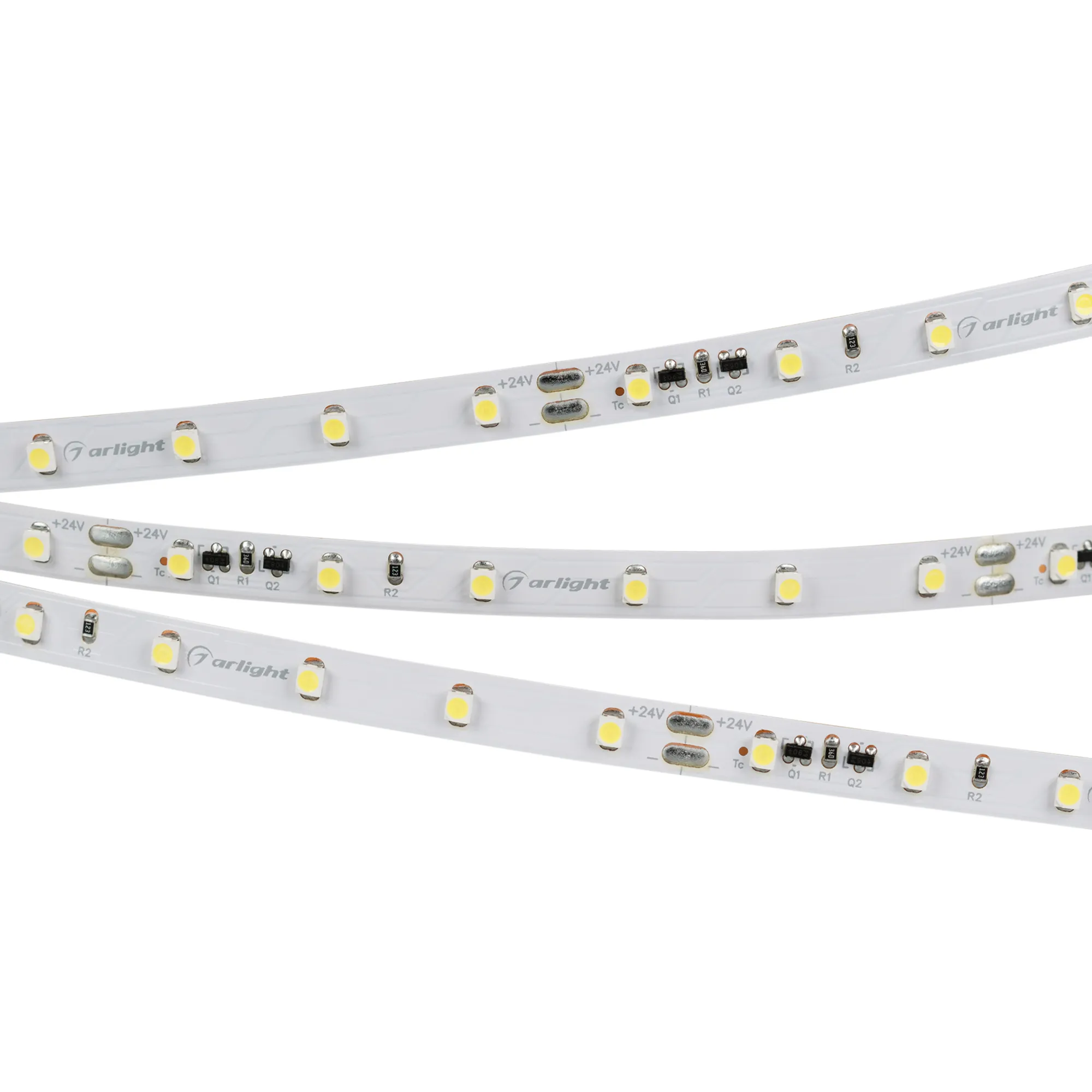 Лента светодиодная RT-10000 24V Warm2400 (3528, 60 LED/m, 10m) (Arlight, 4.8 Вт/м, IP20)