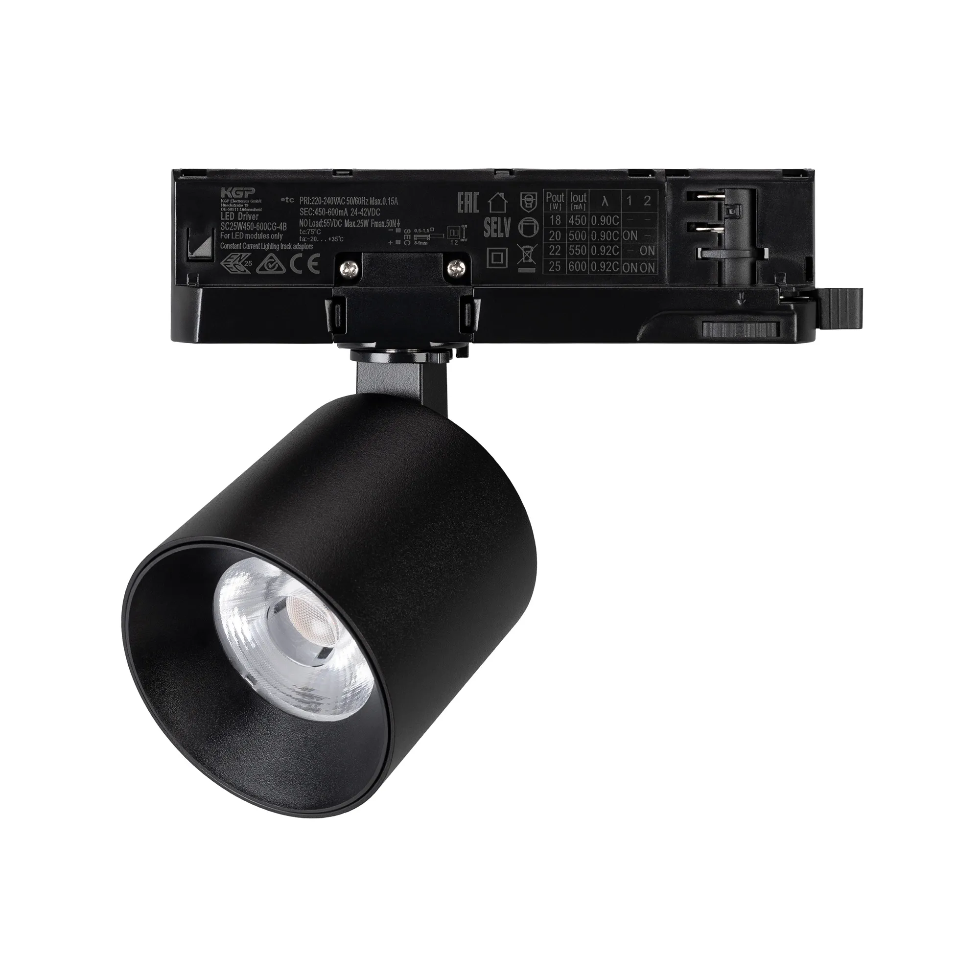 Светильник LGD-DYKE-4TR-R75-16W Warm3000 (BK, 38 deg, 230V, DALI) (Arlight, IP20 Металл, 5 лет)