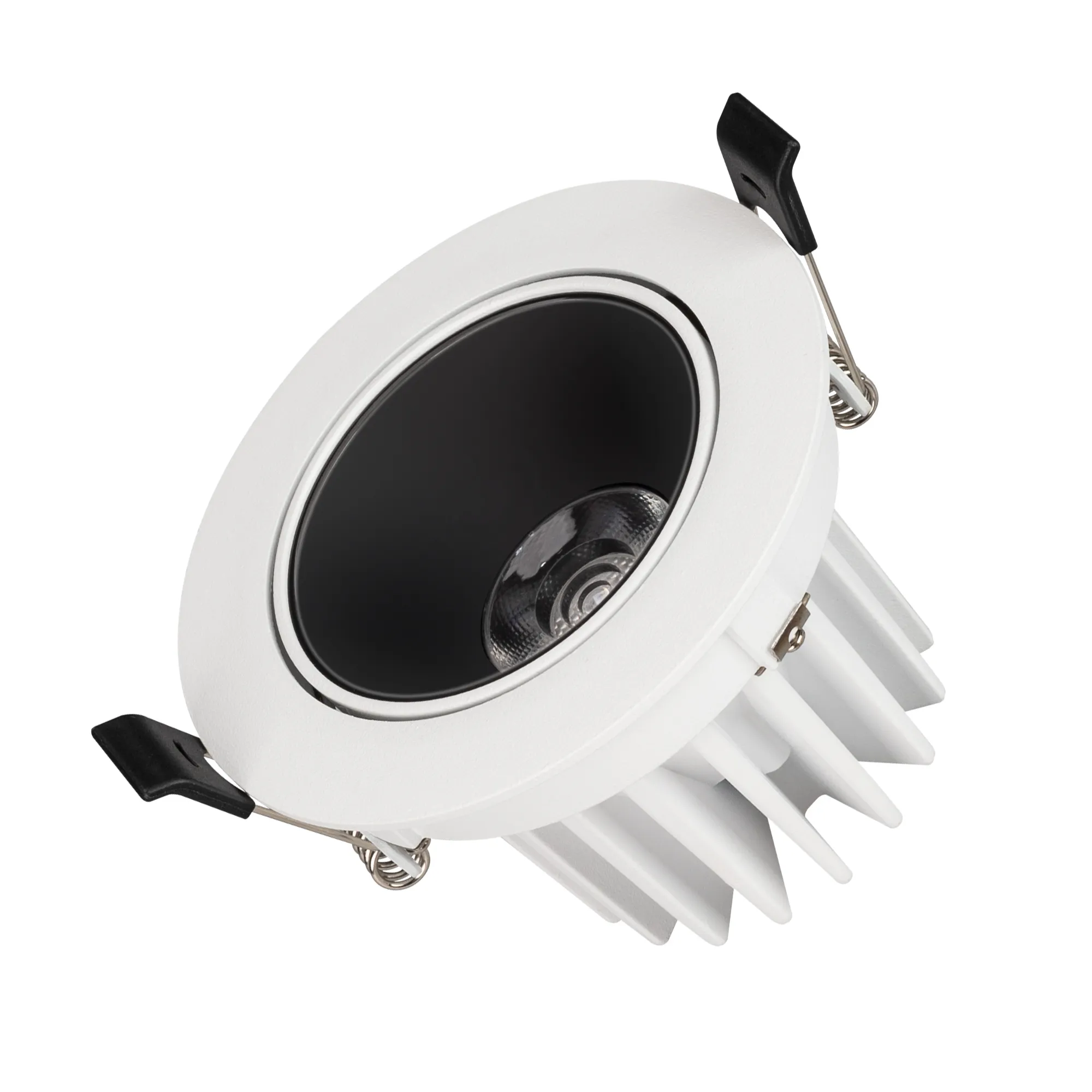 Светильник MS-FORECAST-BUILT-TURN-R102-12W Day4000 (WH-BK, 32 deg, 230V) (Arlight, IP20 Металл, 5 лет) - изображение товара
