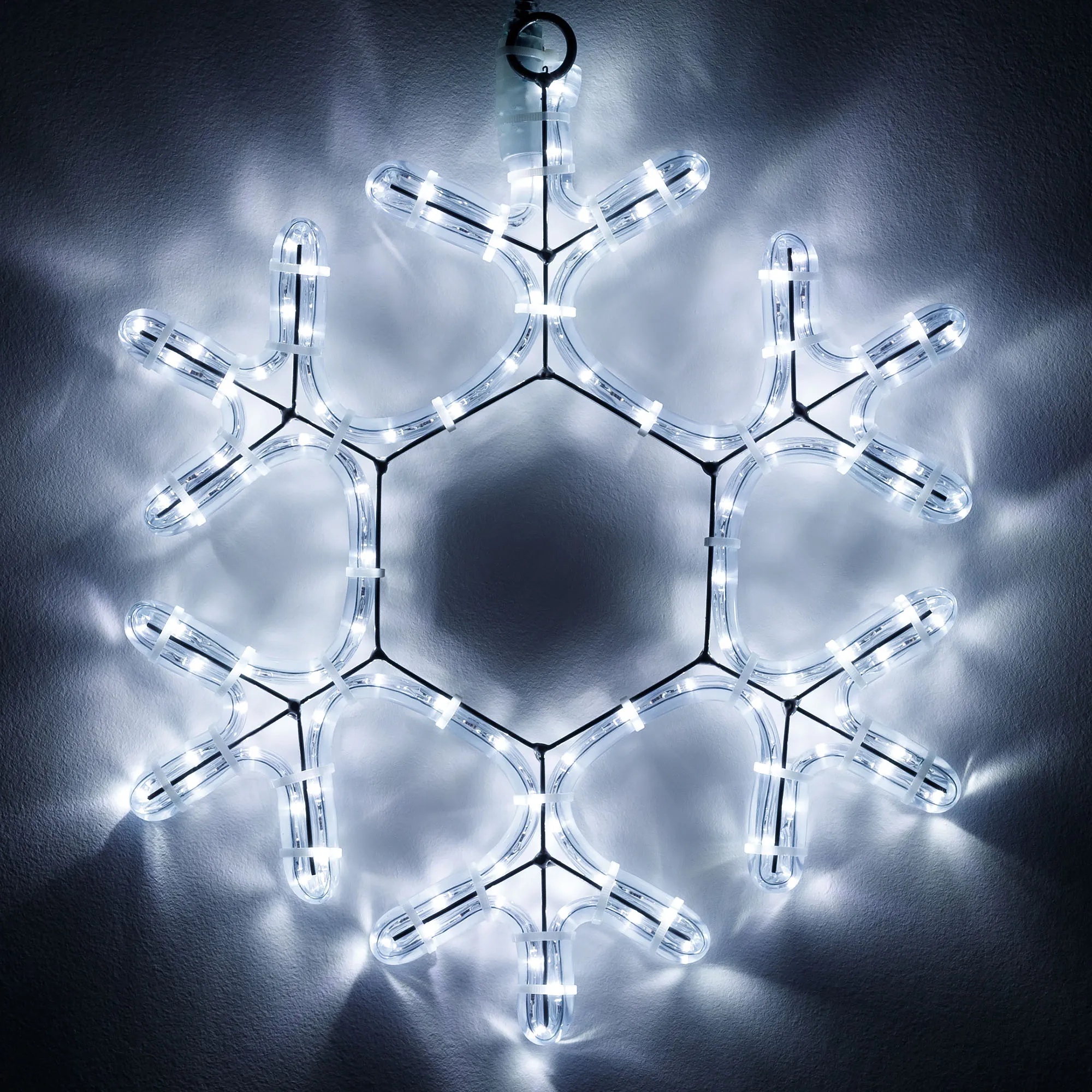Фигура ARD-SNOWFLAKE-M7-450x375-108LED White (230V, 6.5W) (Ardecoled, IP65) - изображение товара