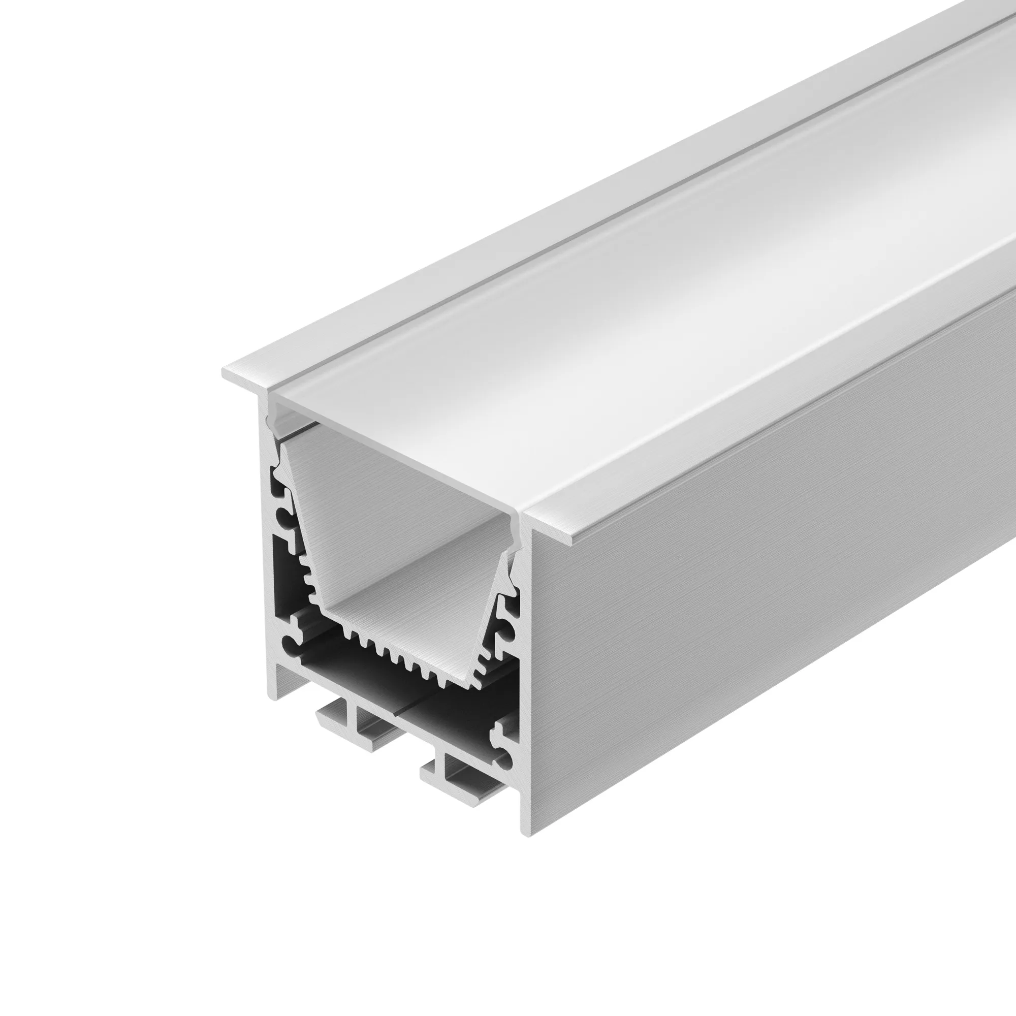 Профиль LINIA45-F-TRAY-2000 ANOD (Arlight, Алюминий) - изображение товара