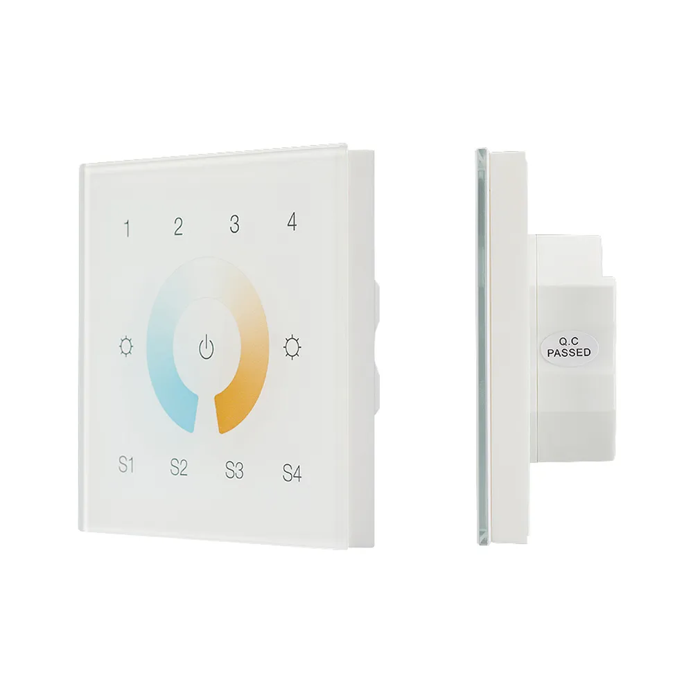 INTELLIGENT ARLIGHT Сенсорная панель DALI-901-11-4G-4SC-MIX-DT8-IN White (BUS/230V) (IARL, IP20 Пластик, 3 года) - изображение товара