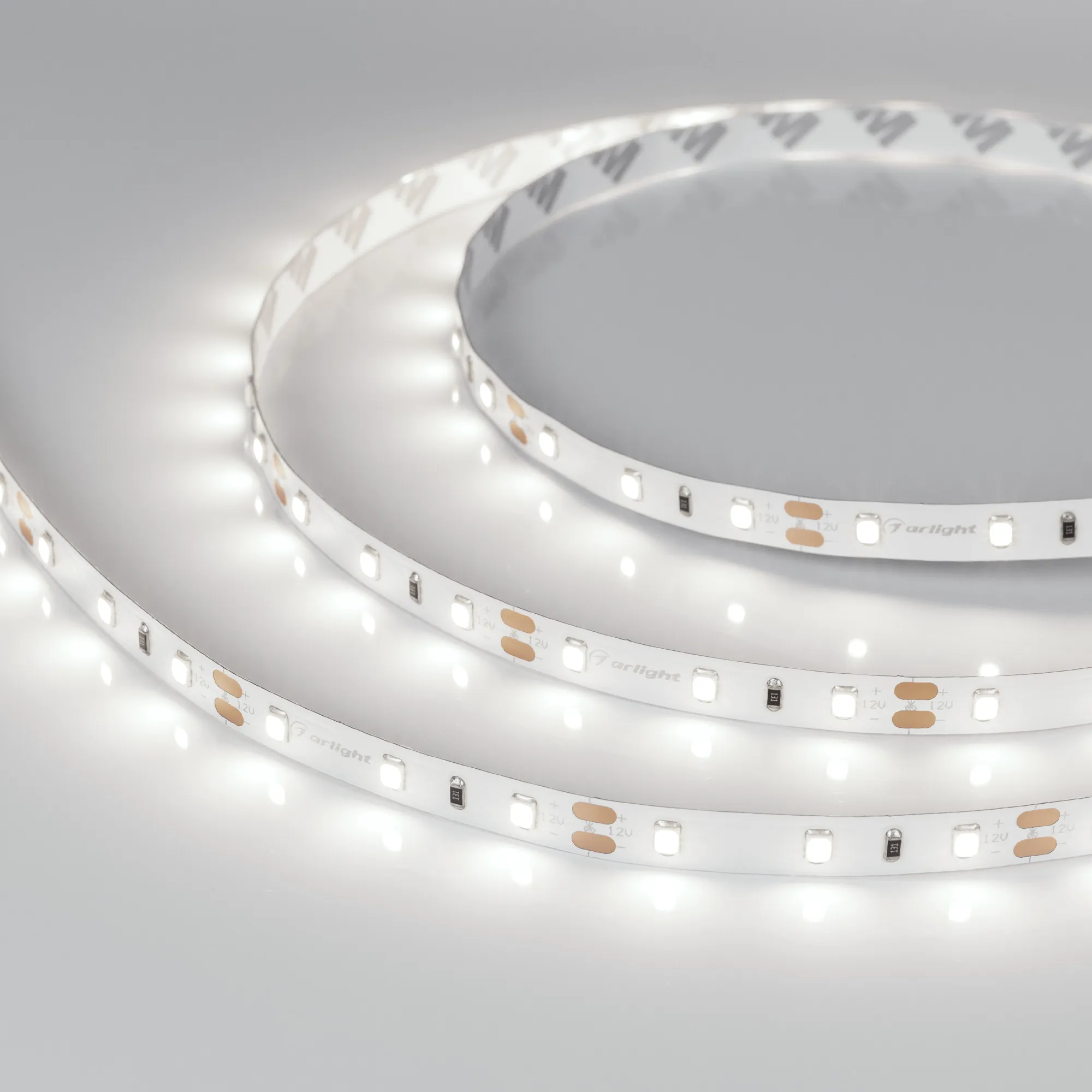 Лента светодиодная RT-A60-8mm 12V Day5000 CRI98 (4.8 W/m, IP20, 2835, 5m) (Arlight, Открытый) - изображение товара