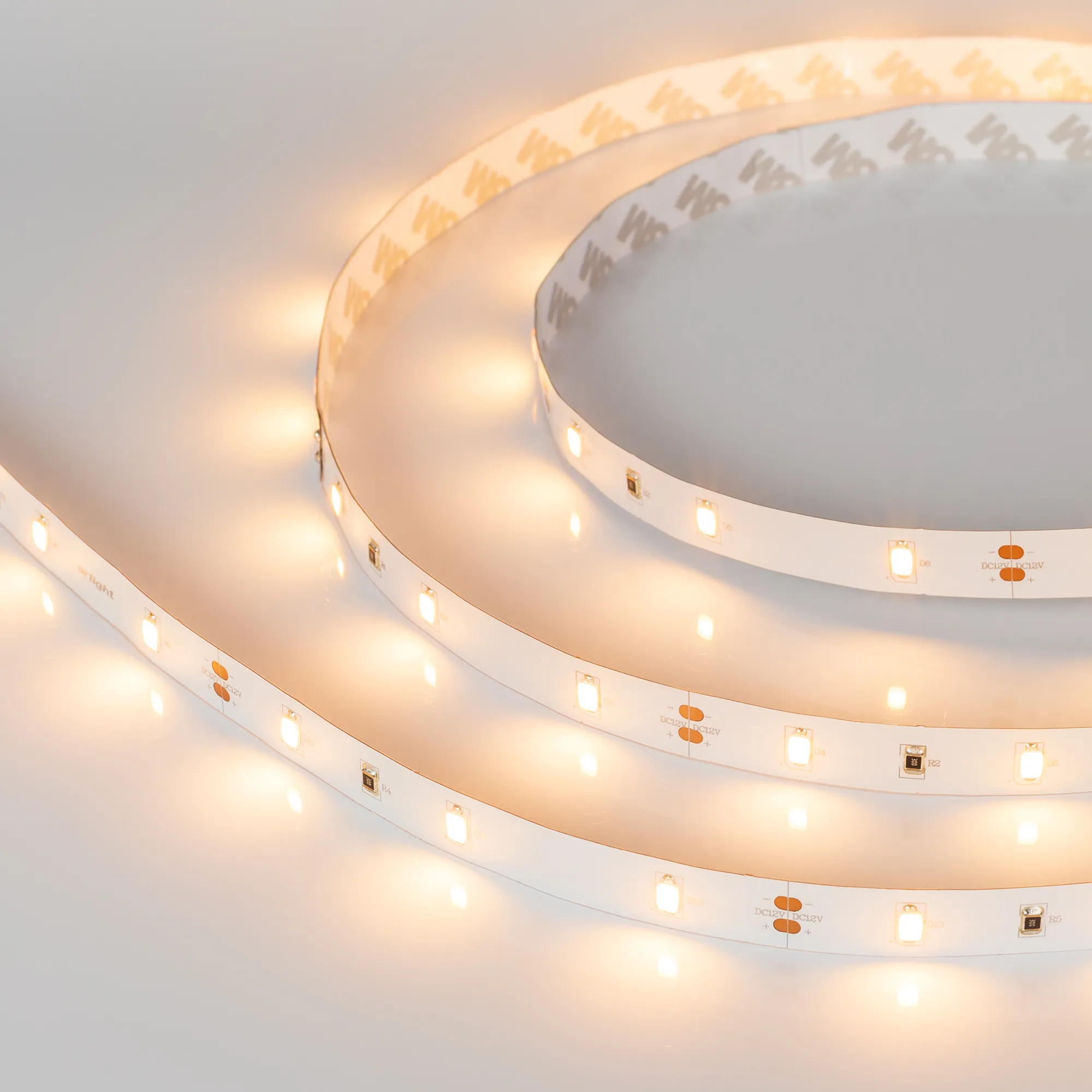 Лента светодиодная ULTRA-5000 12V Warm2400 (5630, 150 LED, LUX) (Arlight, 12 Вт/м, IP20)