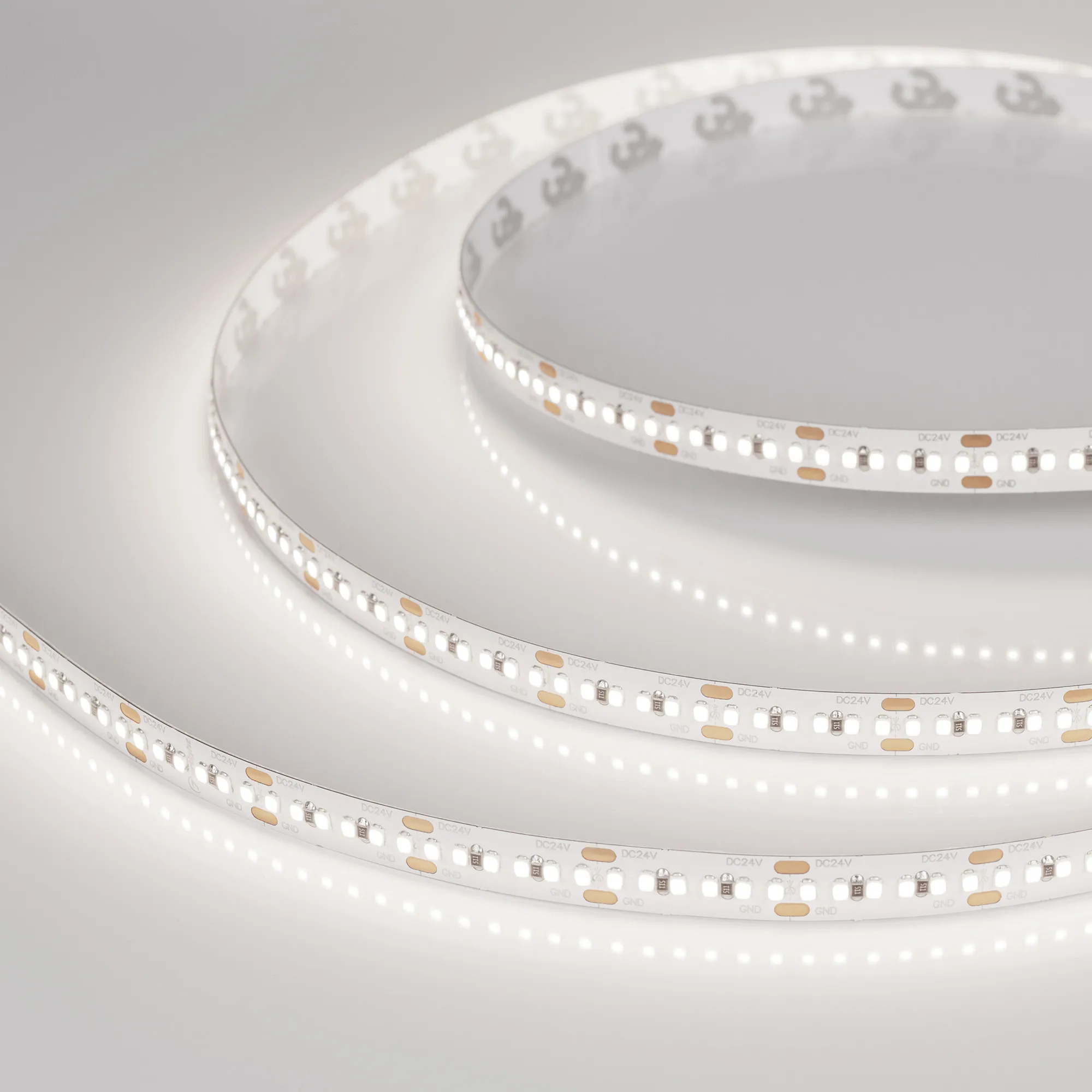 Лента светодиодная MICROLED-M300-8mm 24V Day5000 (8 W/m, IP20, 2216, 5m) (Arlight, Открытый) - изображение товара