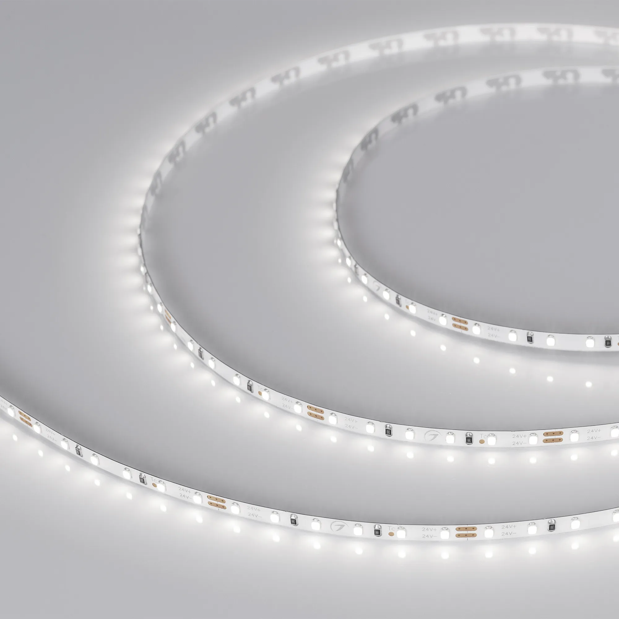Лента светодиодная MICROLED-M120-4mm 24V Day5000 (9.6 W/m, IP20, 2216, 5m) (Arlight, 9.6 Вт/м, IP20) - изображение товара