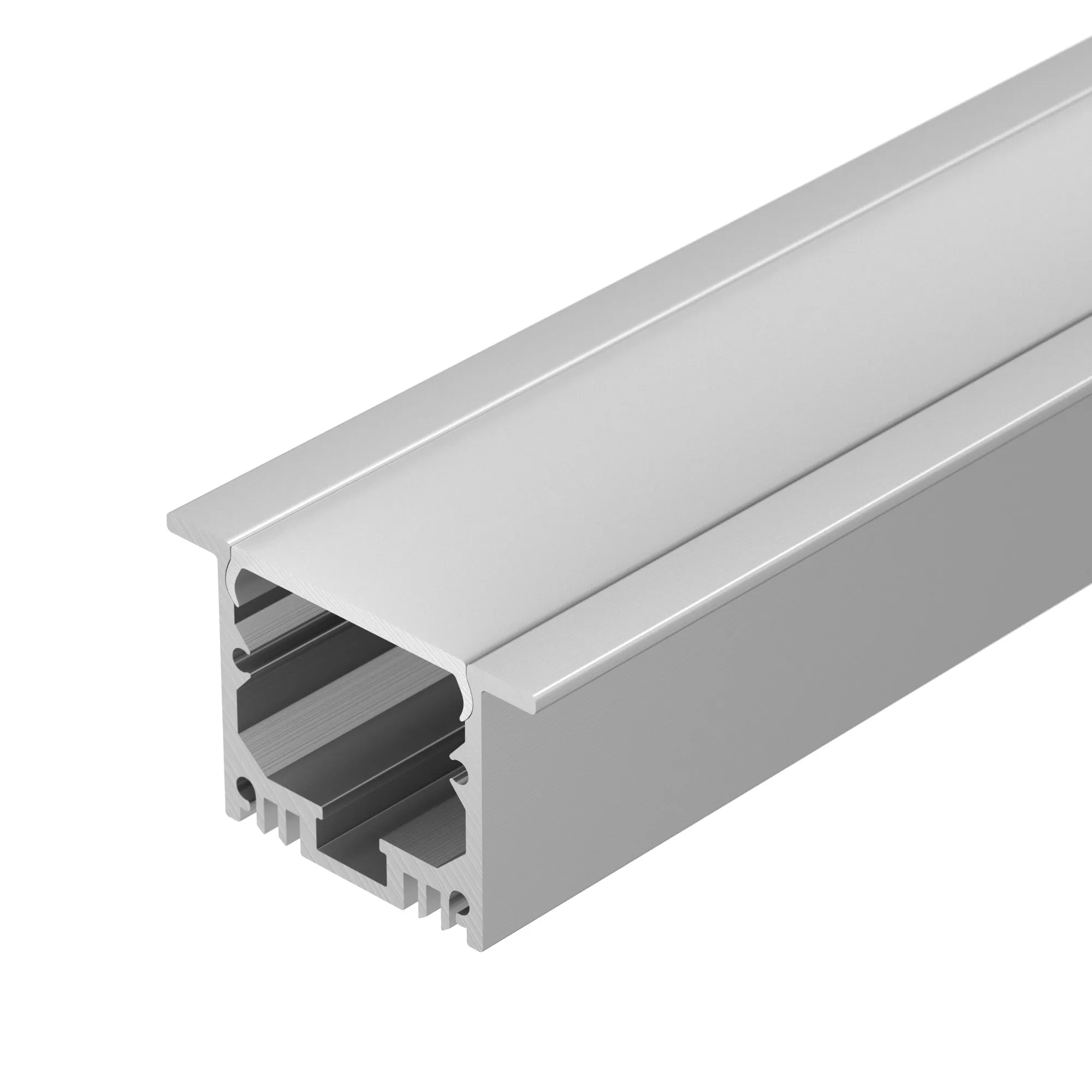 Профиль с экраном SL-LINIA49-F-2500 ANOD+OPAL (Arlight, Алюминий) - изображение товара