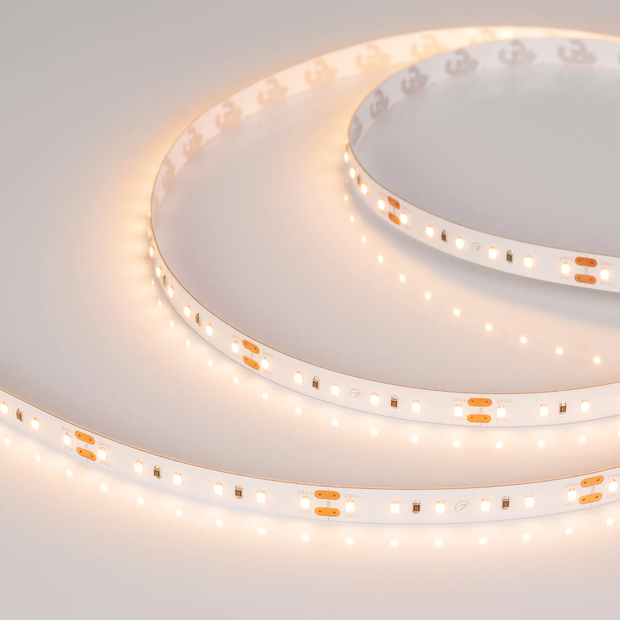 Лента светодиодная MICROLED-M120-8mm 24V Warm2700 (6.5 W/m, IP20, 2216, 5m) (Arlight, Открытый) - изображение товара