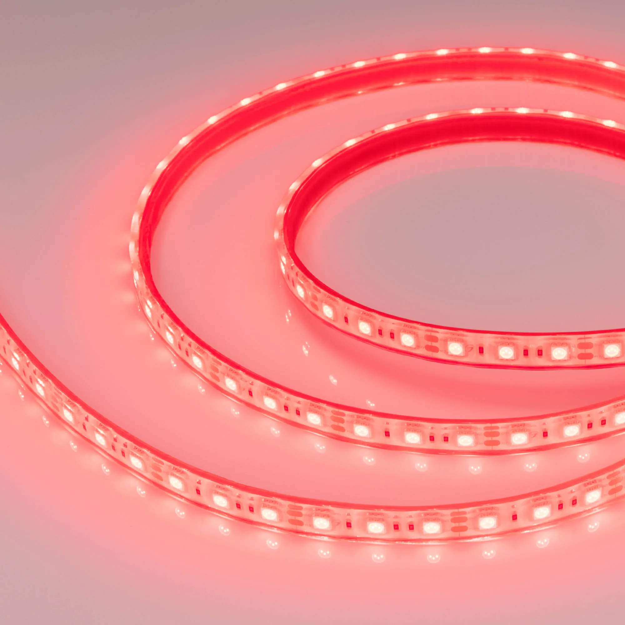 Лента светодиодная герметичная RTW-PFS-B60-13mm 12V Red (14.4 W/m, IP68, 5060, 5m) (Arlight, 14.4 Вт/м, IP68) - изображение товара