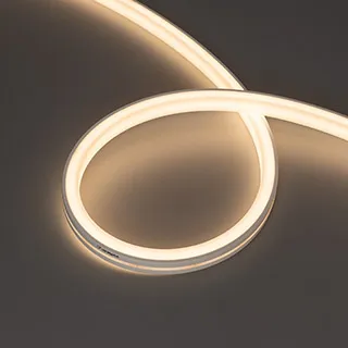 Лента герметичная MOONLIGHT-TOP-U-A156-13x12mm 24V Warm3000 (11 W/m, IP67, 0,5m, wire1) (Arlight, Образец) - изображение товара