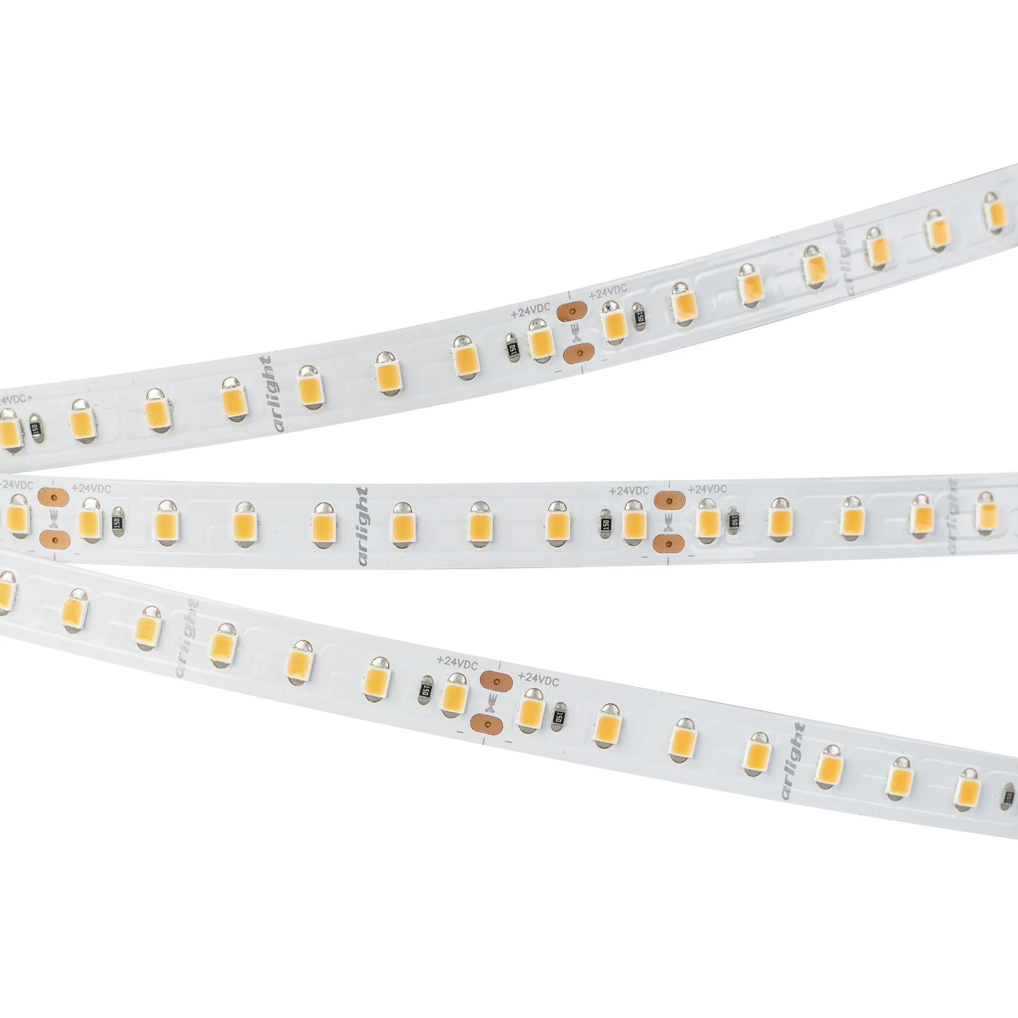 Лента светодиодная герметичная SHOP-SC-A112-10mm 24V Warm2400-Bread (18.4 W/m, IP54, 2835, 5m) (Arlight, -) - изображение товара