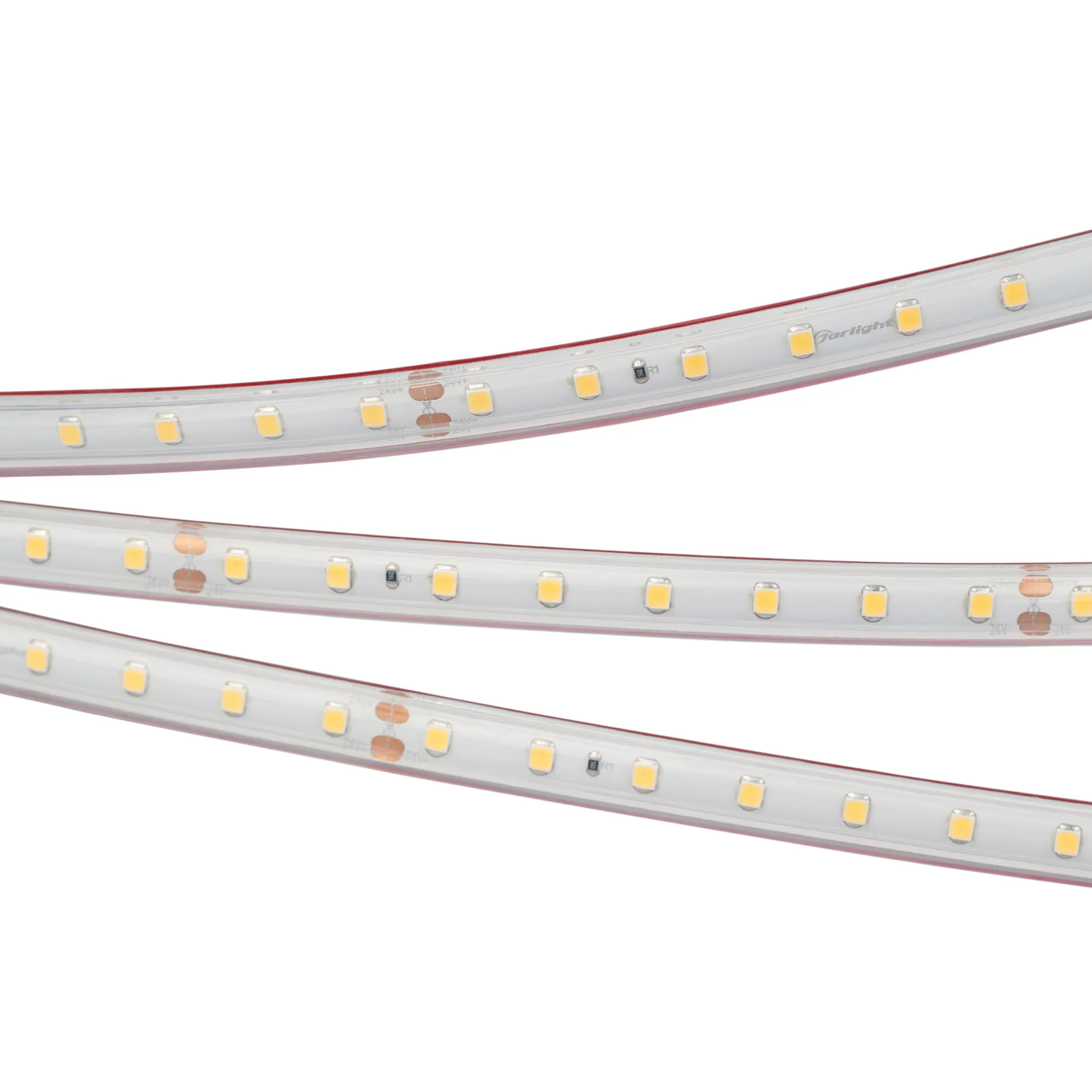 Лента светодиодная RTW 2-5000PS 24V Warm2700 (2835, 80 LED/m, LUX) (Arlight, 6 Вт/м, IP67)