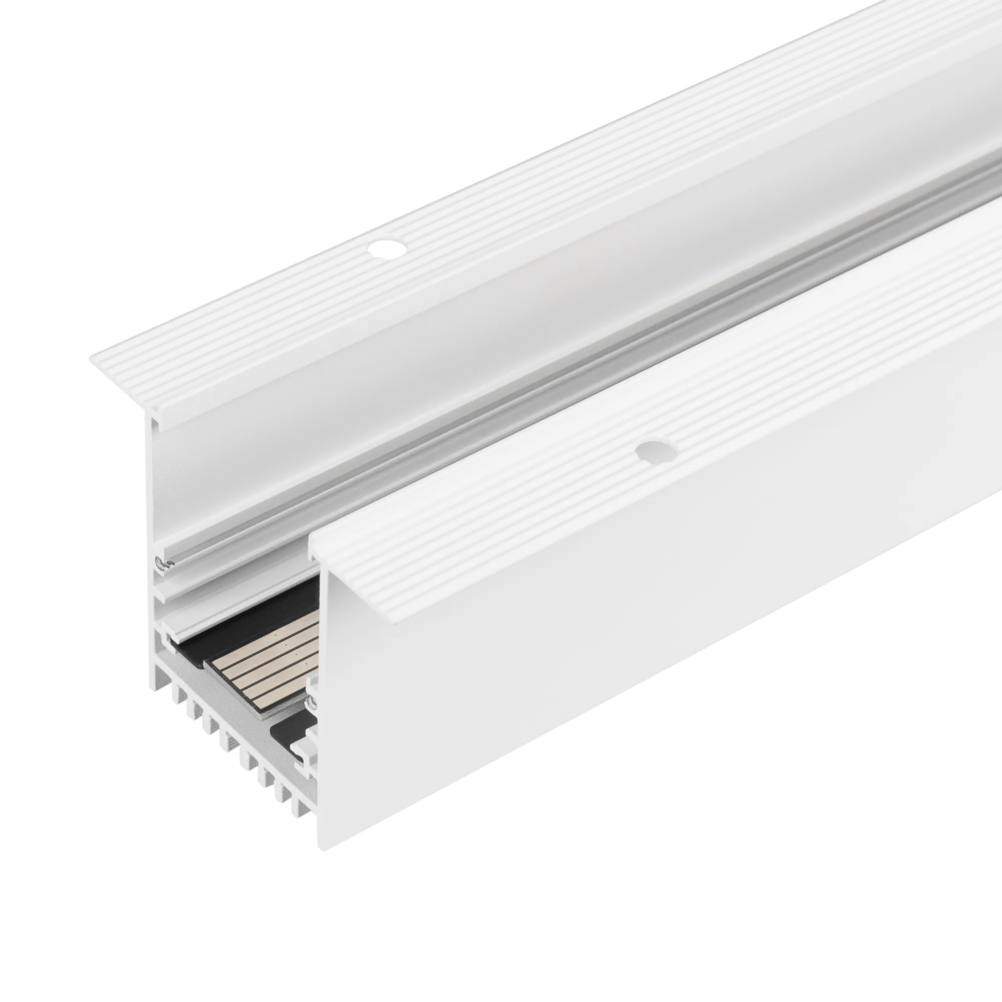 Трек встраиваемый MAG-TRACK-4560-F-3040 (WH, 5LN) (Arlight, IP20 Металл, 3 года) - изображение товара