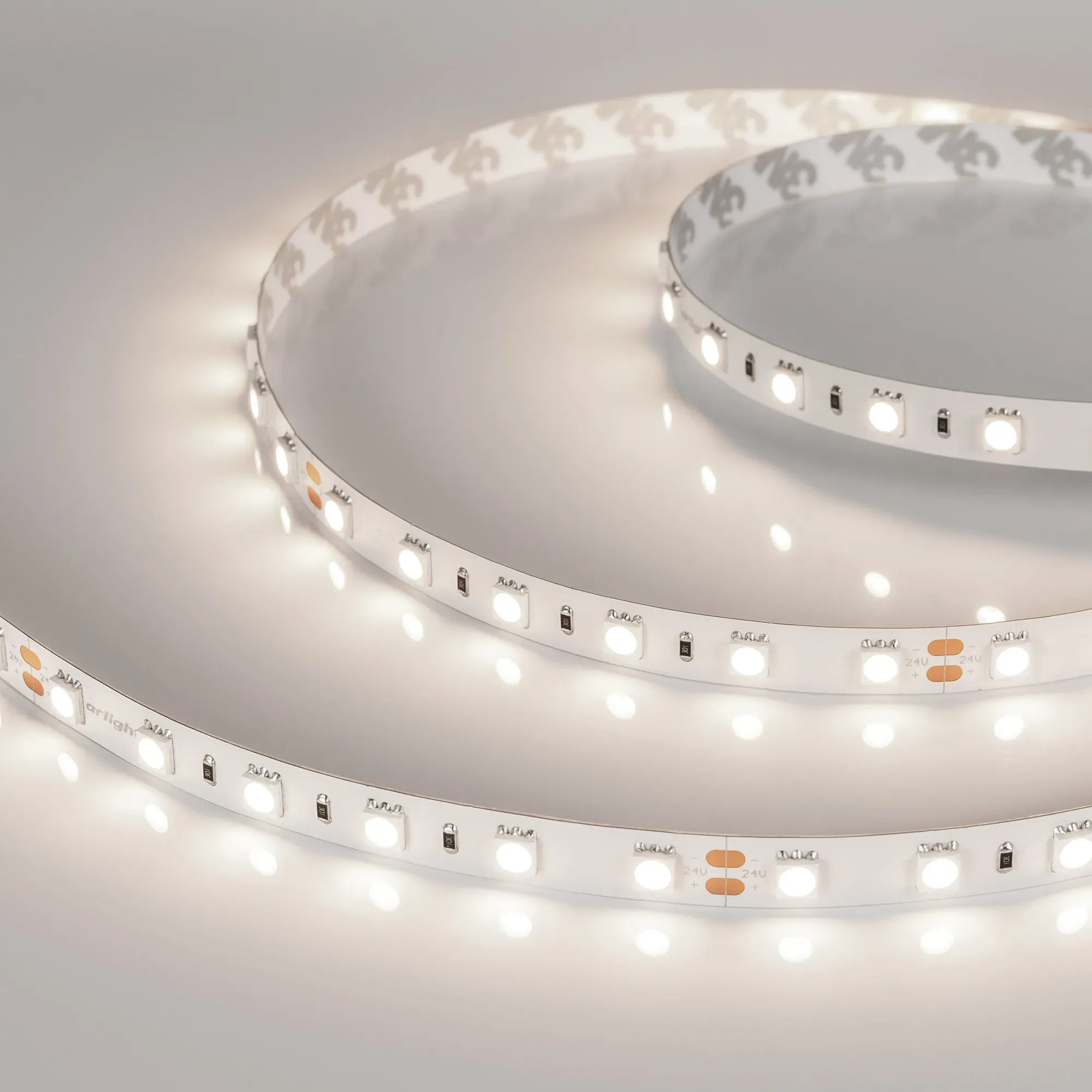 Лента светодиодная RT-B60-10mm 24V Day4000 (14.4 W/m, IP20, 5m) (Arlight, Открытый) - изображение товара